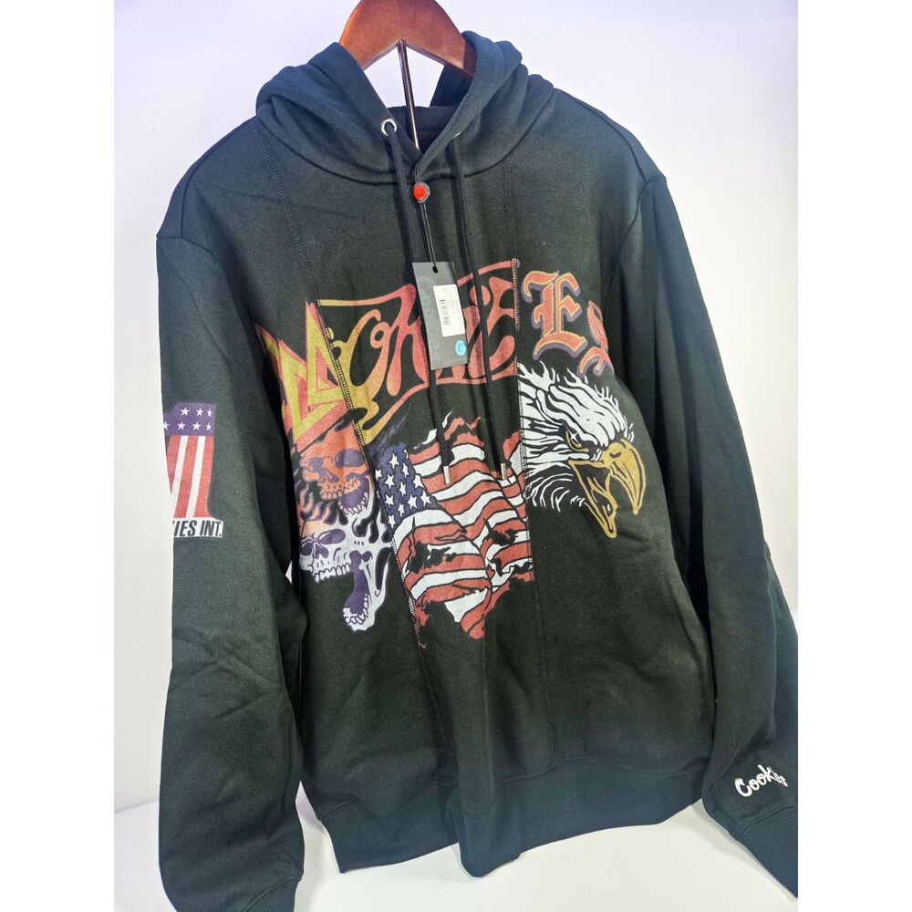 Cookies SF Highway Fleece Pullover Hoodie Black XL NWT